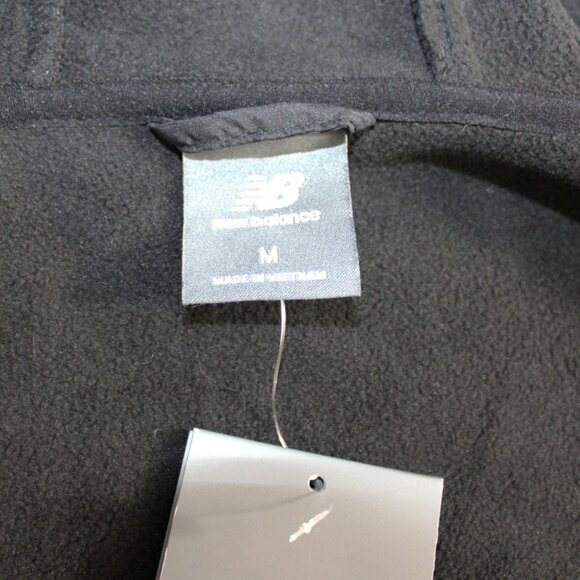 New Balance Men’s Hooded Quilted Softshell Fleece Jacket Black Size M - Picture 8 of 10